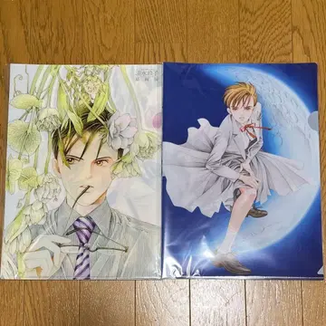 시미즈 레이코 원화전 클리어 파일 3매 세트 A와 B (총 6매)