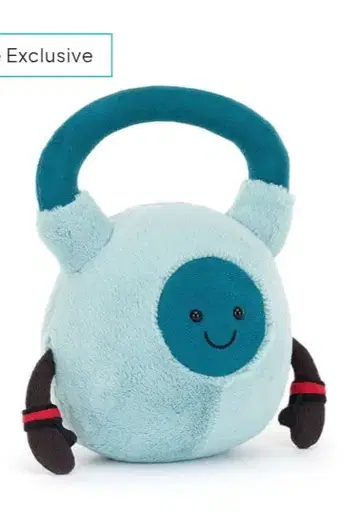 Jellycat 스포츠 케틀벨 케틀벨 봉제 인형