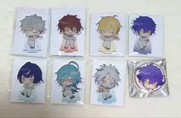 앙스타 애니카페 아크릴 스탠드 캔뱃지 세트