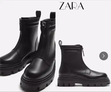 ZARA 지퍼 청키 밑창 부츠 40 (26cm) 새상품급!