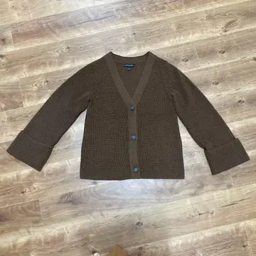 BANANA REPUBLIC 브라운 V넥 가디건 L