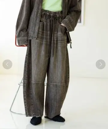 새상품 니코앤드 이지 배럴 데님 오버 다이 50 M