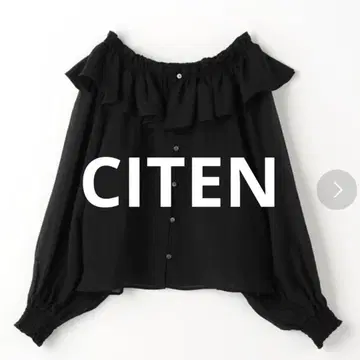 CITEN 프릴 2WAY 블라우스