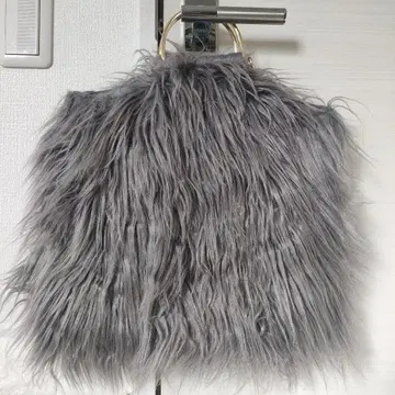 그레이 퍼 숄더백