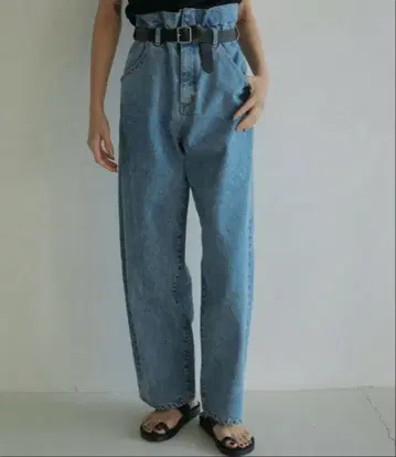 anuke 허리 턱 데님 36