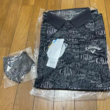 캘러웨이 골프 셔츠 3L 문자 패턴 마스크 포함