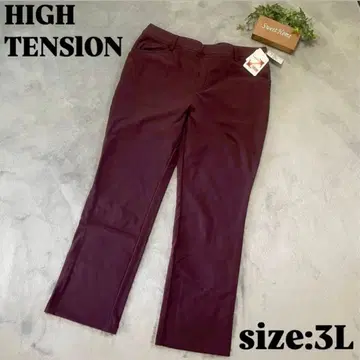 [HlGH TENSlON] 하이텐션 (3L) 속기모 팬츠 버건디