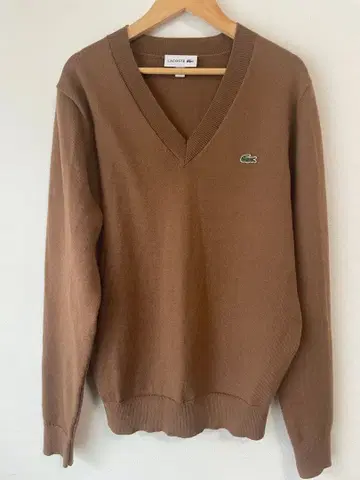 LACOSTE 라코스테 황토색 긴팔 니트/스웨터 S