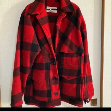 FILSON GARMENT 필슨 매키노 크루저 레드 블랙