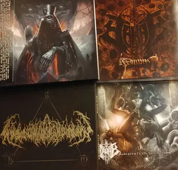 데스 메탈 4장 세트 헤비메탈 슬래시 메탈