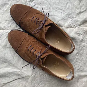 MONSIEUR GRECO 브라운 스웨이드 옥스퍼드 신발