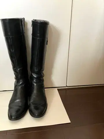 여성용 롱 부츠 블랙 23.5cm