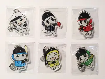 [ 미개봉 새상품 ] 보트 레이스 토쿠야마 스낫치~즈 키링 6개 세트