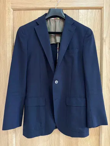 blazer's bank.com 네이비 테일러드 울 자켓