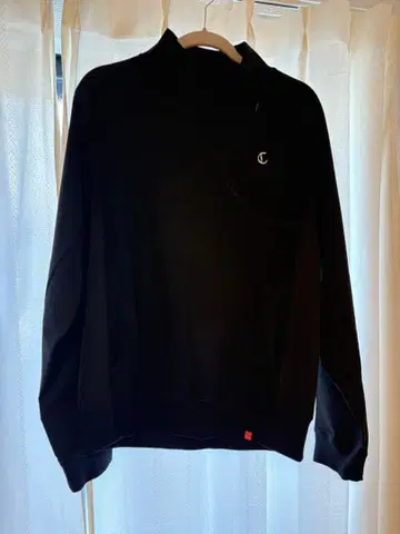 캘러웨이 블랙 하이넥 맨투맨 상의