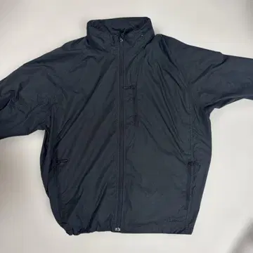 나일론 자켓 블랙 풀 집업