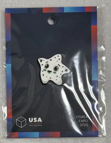 오사카 간사이 엑스포 한정판 USA 미국관 스파크 핀 배지