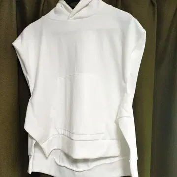 nagonstans 화이트 오버 사이즈 후드티