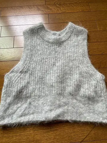 유나이티드 애로우즈 그린 라벨 알파카 혼방 니트 베스트