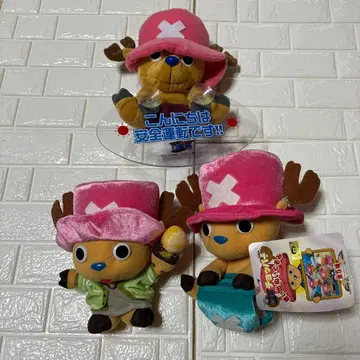 원피스 초파 봉제 인형 3개 세트