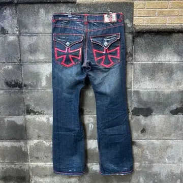 00s LAGUNA BEACH USA 라구나 비치 아이언 크로스 y2k