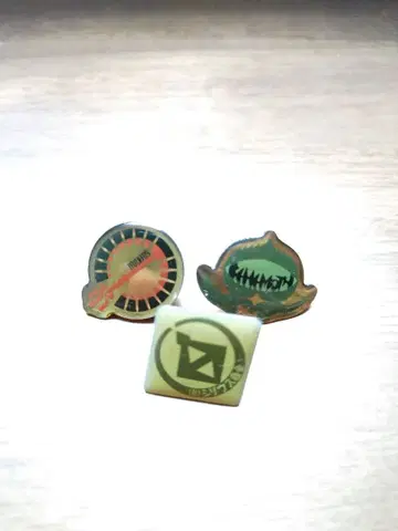 에어 기어 핀 배지 세트