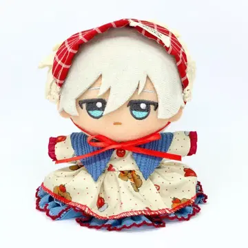 10~12cm 사과 패턴 빨간 망토 봉제 인형 옷 SD 인형 옷