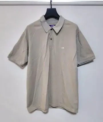 THE NORTH FACE 퍼플 라벨 베이지 피케 셔츠 L 사이즈