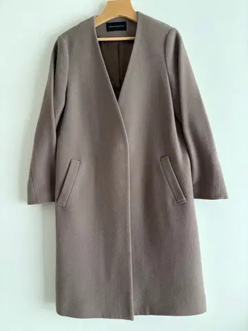 어반 리서치 울 코트 코코아 브라운 38 M