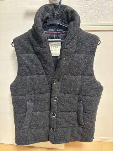 ikka 충전솜 베스트 L 사이즈 그레이
