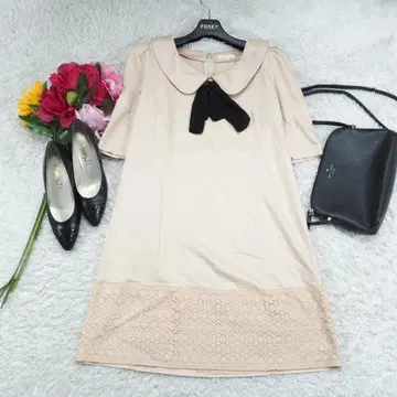 G9134*TO BE CHIC 투 비 시크 원피스 베이지 40