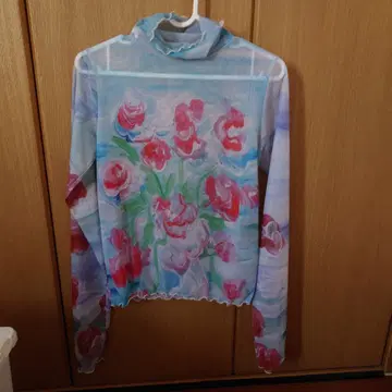 POPPY 아사기니뇨 시스루 셔츠