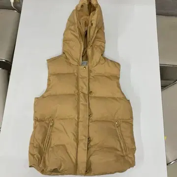 MACPHEE 후드 부착 다운 베스트