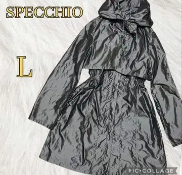 새상품급 스페치오 나일론 자켓 2WAY 베스트 트렌치 블루종