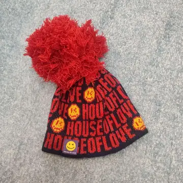 슈퍼러버스 스마일 니트 모자