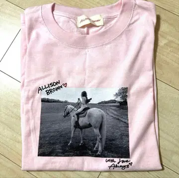 ALLISON BROWN T셔츠 사에코T셔츠 핑크 알리슨브라운