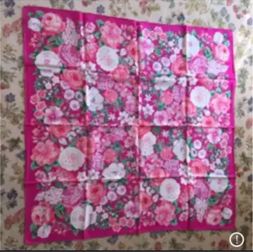 실크 100% 대형 스카프