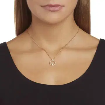 Swarovski Creativity 펜던트 로즈 골드 목걸이