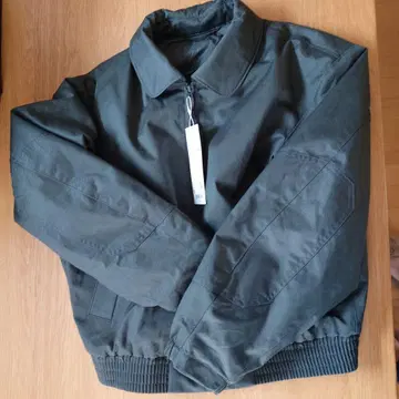 유니클로 U 퍼프 테크 숏 블루종 S 올리브 택 포함 새상품