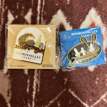 무민 밸리 핀 배지 2개 세트