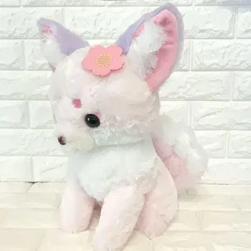 딸기 다이후쿠 쵸콘과 여우 구미호 꽃 야행 BIG 봉제 인형