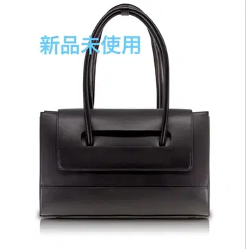 미사용 새상품 UNITUDE 토트 핸드백 천연 가죽 블랙 Bag