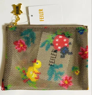 메쉬 파우치 S 하이 페이 베이지 페이러 기프트 파우치 메쉬