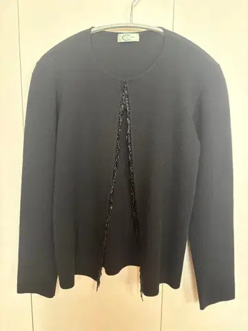 CARVEN 블랙 가디건 ( 울 )