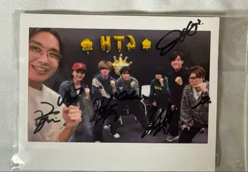 GENIC 친필 사인 와이드 폴라로이드