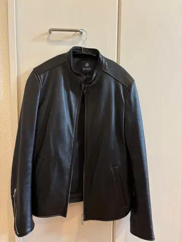 [ 새상품급 ] 나노 유니버스 싱글 라이더 자켓 양가죽 블랙