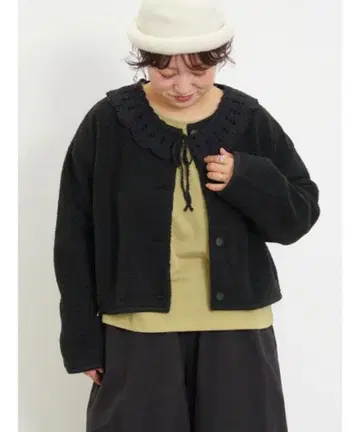 [최종 가격 인하] Samansa Mos2 아우터 컷 보아 숏 자켓