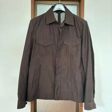 D'URBAN 브라운 셔츠 자켓