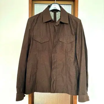 D'URBAN 브라운 셔츠 자켓 더반