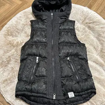 AZULby moussy 다운 베스트 후드 y2k 그런지